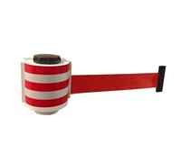 Magnetic Queue Barrier, Reflective Crowd Control Tape, Line Divider, Night-Use Safety Barrier, Barrier Tape for Event Management, Traffic Control, and Queue nization
