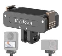 Magnetic Quick Release Adapter for DJI Osmo 360/Action 5 Pro/4/3, Aluminum Alloy Mount Base with 1/4" Thread Hole and Folding Double Claws for Tripods and Selfie Sticks