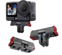 Magnetic Quick Release Adapter for DJI OSMO Action 6, Quick Release Mount Extension Adapter Base Bracket for Osmo Action6 Accessories with Folding Claws & 1/4 Screw Hole