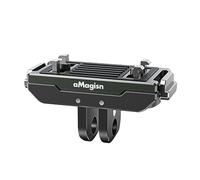 Magnetic Quick Release Mount Compatible with Insta360 Ace Pro/Ace/X3/ONE X2 Action Camera Foldable Metal Holder 1/4 Screw and 2-Prong Changeable Interface Conversion Adapter (Type1)