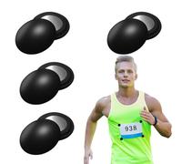 Magnetic Race Bib Holders, Running Fix Clips, Start Number Holder, Race Number Magnetic Holders, Suitable for Starting Numbers, Handkerchiefs or Other Small Items, 4 Pcs, Black