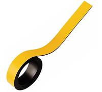 Magnetic-Racking Strip 40mm Wide x 0.85mm Thick x 5M Long, Color Strip Roll can be written on to mark areas - very popular for use in warehouses as racking strip magnetic labels, Color:yellow