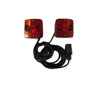 Magnetic Rear Trailer Light Set 4.5M Cable (Pre Wired Towing Lamps Caravan)