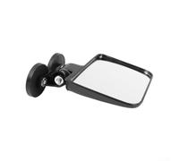Magnetic Rearview Mirror 180mm for x 135mm Adjustable Magnetic Mount Black | PP material for durability fits tractors forklifts snowplows wide field of view easy magnetic installation two mirrors