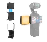 Magnetic Rechargeable Led Light Compatible for DJI Osmo Pocket 4pro/4/3 | 3-Level Color Temperature, CRI≥95, LED Fill Light 2-levels Brightness, 300mAh Rechargeable Battery for USB C