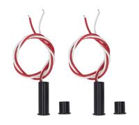 Magnetic Reed Switch 2 Sets Wired Door Window Sensor NC Normally Closed DC 12V to 24V for Home Security Alarm Systems and Access Control