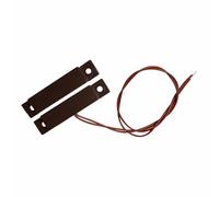 Magnetic Reed Switches, Wired Door Window Sensor for Security Alarm, High Sensitivity ABS Housing, Dual Mounting Options, Compatible with Most Control Panels, Brown COM, Pack of 2