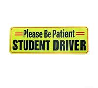 Magnetic reflective car stickers with crystal-clear decals for beginners, fit, wear resistant and non deforming, increases visibility for safer driving (C)