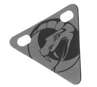 Magnetic Reflective Warning Plate Sticker for Riding and Walking | ABS Reflective Surface, Built in Magnet with Hanging Hole, Decorative Printed Finish for Scooter Backpack