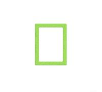 Magnetic Refrigerator Frames Great for Displaying School Projects and Family Photos (7 inch green)