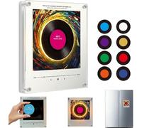 Magnetic Refrigerator Magnet NFC Induction Singing Speaker,Singing Fridge Magnet,9 Pack Custom Music Fridge Magnets, Smart Programmable Sound Stickers, Plays Your Favorite Song