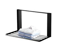 Magnetic Refrigerator Organizer - Foldable Floating Shelf, Perforation-Free Kitchen Storage Solution For Daily Food Prep | Use For Food Organization