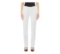 Magnetic Regular Fit Denim Trousers, female, Liu Jo, Slim-fit Trousers, White, W32, Trousers W32