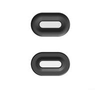 Magnetic Remote Control Holder Wall Mount 2 Pack - No Drill Silicone Remote Caddy for TV AC Fan - Hole-Free Storage Organizer for Living Room & Office(Black)