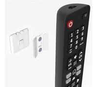 Magnetic Remote Control Holder - Wall-Mounted Organizer for TV, Air Conditioner & Electronic Remotes - Strong Magnetic Grip with Anti-Tilt & Drop Protection - Easy No-Drill Installation (White)