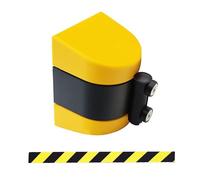 Magnetic Retractable Barrier Belt - 2/3/5/10M Wall Queue Control, Barrier with Magnetic Attraction for Crowd Management and Area Safety - Durable & Easy to Use