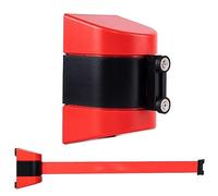 Magnetic Retractable Barrier Tape - 5M Wall-Mount Safety Queue Belt for Effective Area Separation, Durable, Easy Installation, Ideal for Crowd Control and Event Management