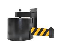 Magnetic Retractable Barrier Tape Wall Mounted Crowd Control Safety Belt，Retractable Belt Barrier, 20M Queue Control Belt with Abs Case, Bright Color Eye-Catchi