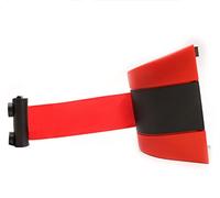 Magnetic Retractable Barrier Tape Wall Mounted Crowd Control Safety Belt，Retractable Belt Barrier Queue Tape with Magnetic, Rope Safety Barriers with ABS Case,