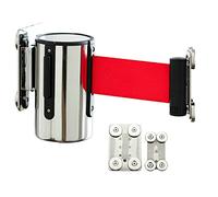 Magnetic Retractable Barrier Tape Wall Mounted Crowd Control Safety Belt，Retractable Belt Barrier Queue Security Belt Rope Barrier Multidirectional Stretching w