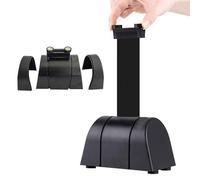 Magnetic Retractable Crowd Control Barrier, Black Wall-Mounted Belt for Queue Management, ABS Housing, Ideal for Playgrounds, Events, and Safety Solutions