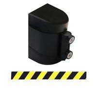 Magnetic Retractable Queue Barriers - Adjustable 2/3/5/10M Crowd Control Rope Belts Durable Event Stanchions with Strong Adsorption for Efficient Line Management