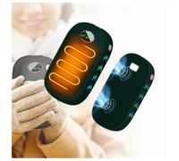 Magnetic Reusable Hand Warmer 2 Pack 10000 mAh, Hand Heater 3 Heating Modes with Colorful Breathing Light/Flashlight Outdoor Warm Gifts for Men Women Kids