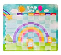 Magnetic Reward Chart for Kids - 24 Pre-Written Chores + 12 Blank | Dry-Erase Surface with 102 Star Magnets, 2 Pens & Hanging Holes | Reusable Behavior Chart for Home, School, or Therapy (347x300mm)