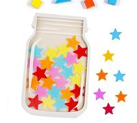 Magnetic Reward Jar, Magnetic Star Reward Jar Classroom, Behavior Management Classroom Tools, Reward Jar System for Classroom Home, Magnetic Reward Jar for Classroom Board