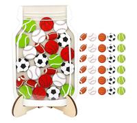 Magnetic Reward Jars for Children, Reward Jar with Magnetic Back Panel & Desktop Stand, Emotional Regulation Tools for kids, Wooden Behaviour Chart for Home, School & Classroom