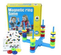 Magnetic Ring Board Game Color Cognition Different Pattern For Men Women Kids