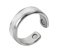 Magnetic Ring for Men - Finger Jewel by Allooi with Open Design | Adjustable Rings, For Night, Home, Work, On The Move, Parties, Adults, verwijzen naar de beschrijving, Metal, no gem