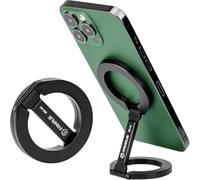 Magnetic Ring Phone Holder for iPhone 16,Double Ring Adjustable Cell Phone Stand,Magnetic Phone Holder 360° Rotation Portable Mount for iPhone 15 14 13 12 Pro Max,Mag/Safe Case,Gym,Golf Cart