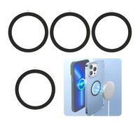 Magnetic Ring Stickers for M-agSaf 4 Pieces Magnetic Metal Rings for Phone Cases Compatible with Wireless Charger/Car Mount for iPhone 14/13/12/11/X/8 Series, Galaxy A13 A54 A53 S23