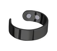 Magnetic Rings for Men- 2.2 Cm Titanium Men's Magnetic Rings | Versatile Stylish Rings | Adjustable and Comfortable Jewelry for Weddings, Special Events and Adult Daily Use, 2.2 cm, Stainless Steel