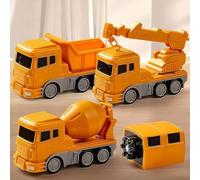 Magnetic Robocar Set, Kids Magnetic Toys, 8/16/26/35 Piece Sets, Safe and Non-Toxic Material, Smooth Edges Without Burrs (8pcs)