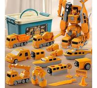 Magnetic Robocar Set, Kids Magnetic Toys, 8/16/26/35 Piece Sets, Safe and Non-Toxic Material, Smooth Edges Without Burrs (26pcs)