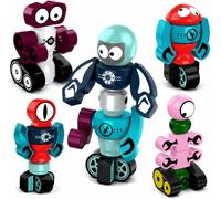 Magnetic Robot Toys for Kids 3 4 5 6 Years Old, 35PCS STEM Building Blocks with Storage Box, Educational DIY Magnet Stacking Playset for Toddlers, Creative Preschool Gift for Boys Girls, Alien