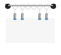Magnetic Rod for Classroom Whiteboard, Magnets Anchor Chart Paper Holder for Calendar Pocket Chart, Magnetic Teacher Flip Date Display Hanging Organization Black White Decor Set Accessories