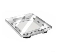 Magnetic Roof Mount for Starlink for Mini, Carbon Steel Transparent Version with Four Rubber-Coated Magnets, Tested Stability up to 80 MPH for Reliable Vehicle Internet Use (White)