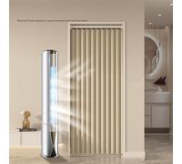 Magnetic Room Divider Curtain Thermal Insulated Door Curtain Light Bloc Foldable with Floral Pattern 130x180cm Khaki Ideal for Ucare Doors Heat & Cold Protection 1 Piece