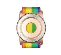 Magnetic Running Phone Holder Wrist Armband for iPhone & Android - 360° Rotatable Phone Grip, Secure Lanyard, Adjustable Fit for Running & Outdoor Sports (rose gold colorful strap)