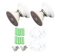 Magnetic RV Door Holder, RV Door Holder, Pack of 2 Strong Magnetic Stainless Steel Door Holder, Easy Installation, RV Accessories, Shockproof Door Lock with Adhesive and Screws F