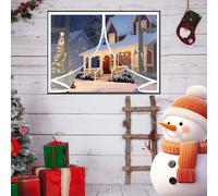 Magnetic Screen Curtain 112 x 86 cm Transparent, Windproof Waterproof Auto Closing, Cold and Noise Proof Thermal Magnetic Screen Curtain for All Kinds of Windows, A