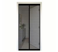 Magnetic Screen Door 110 x 160 cm Keeps Bugs Out, Lets Fresh Air in, No Gap, Snap Shut Automatically, Hands Free Heavy Duty Door Screen for Living Room, Bedroom, Patio, Black