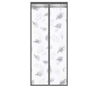 Magnetic Screen Door 120x200CM, Noise Reduction Keep Warm Auto Closer Door Curtain Easy Install Without Drilling, for Balcony Sliding Doors Living Room Patio Door - B