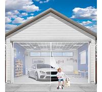 Magnetic Screen Door, 135 x 220 cm for Living Room Bedroom Anti Mosquito Insect Flyproof Keeps Insects Out Fits Door (White)