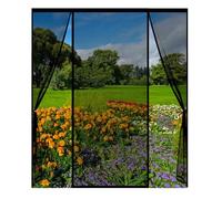 Magnetic Screen Door 140x260cm Double-Sided Mesh Curtain Automatic Closure Fly & Mosquito Trap ct Barrier for Easy Access & Protection