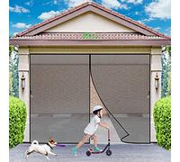 Magnetic Screen Door, 150x205 cm for Anti Mosquito and Pest Magnetic Soft Door Self Sealing, Keep Away from Mosquitoes Dogs Pets Friendly Door Screen, Black P
