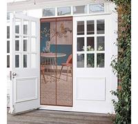 Magnetic Screen Door 180x220cm Easy Install Adhesive Closure for Doors/Patios Pet-Friendly Fly Net Keeps Bugs Out Mesh for Home Use